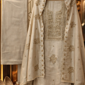 jamdani maheshwari with delicate embroidery
