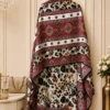 Muslin Suit Set for Women with Animal Prints
