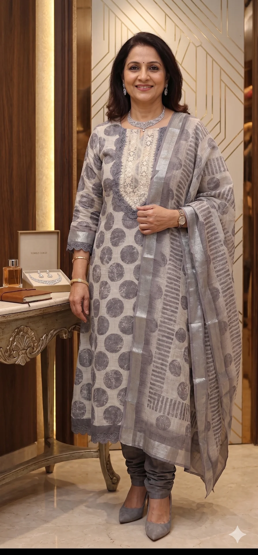 linen cotton suit set