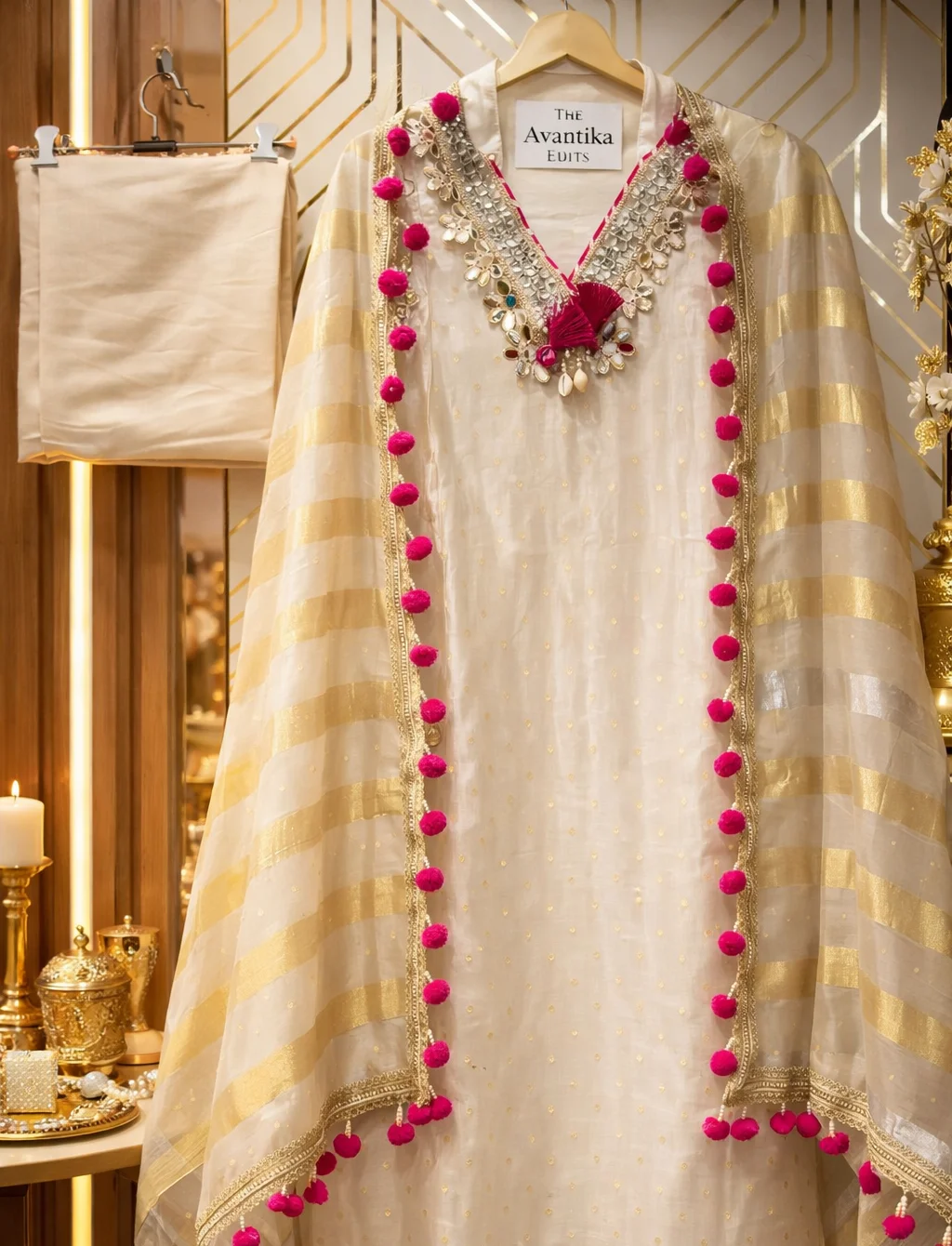 WhiteGold1 suit set for women