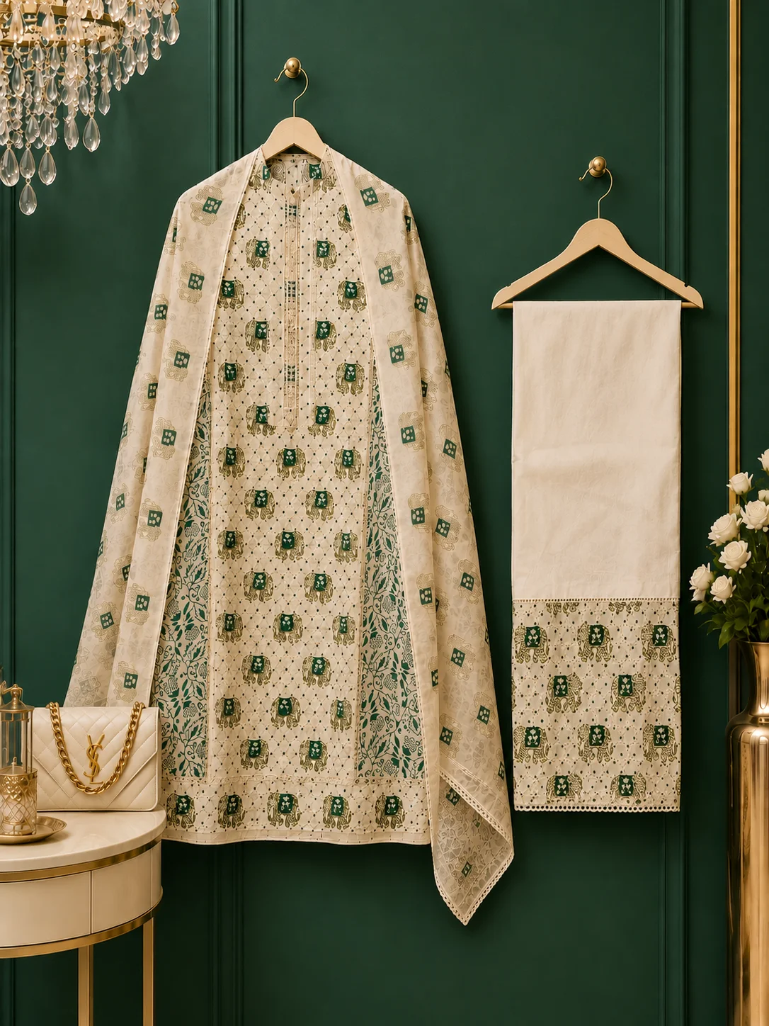 greenfinal suit set for women