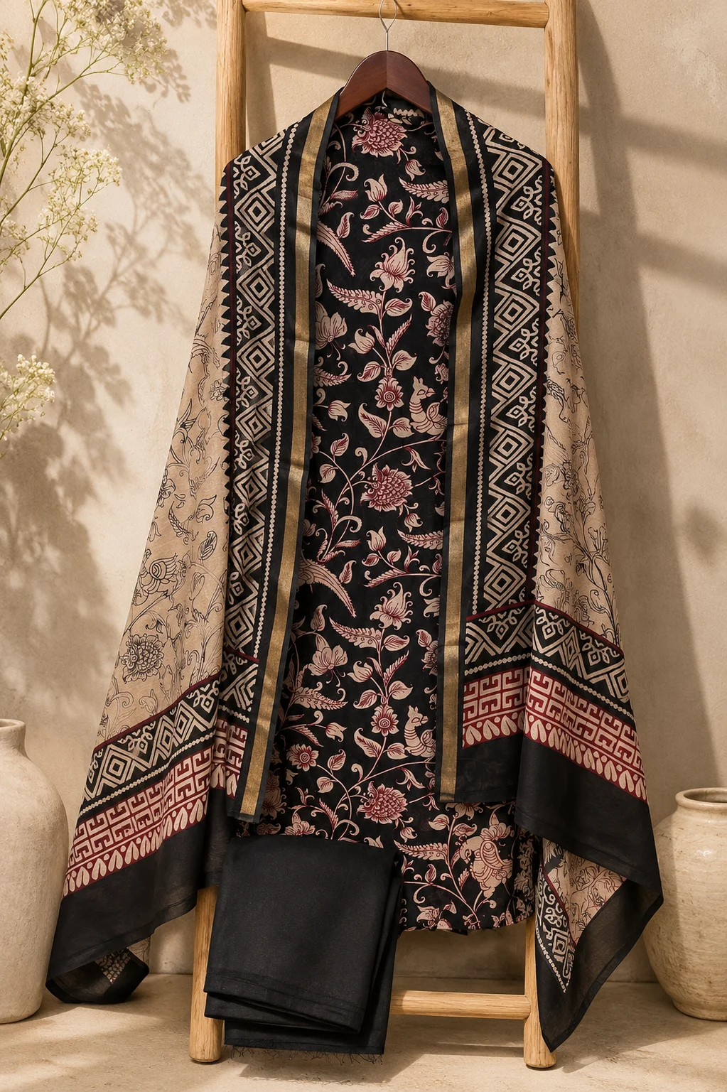 Maheshwari Suit Set for Women