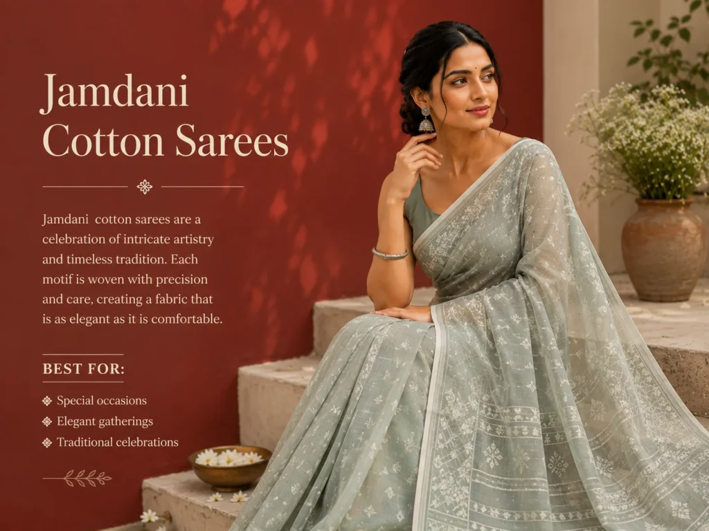 Jamdani Cotton Sarees