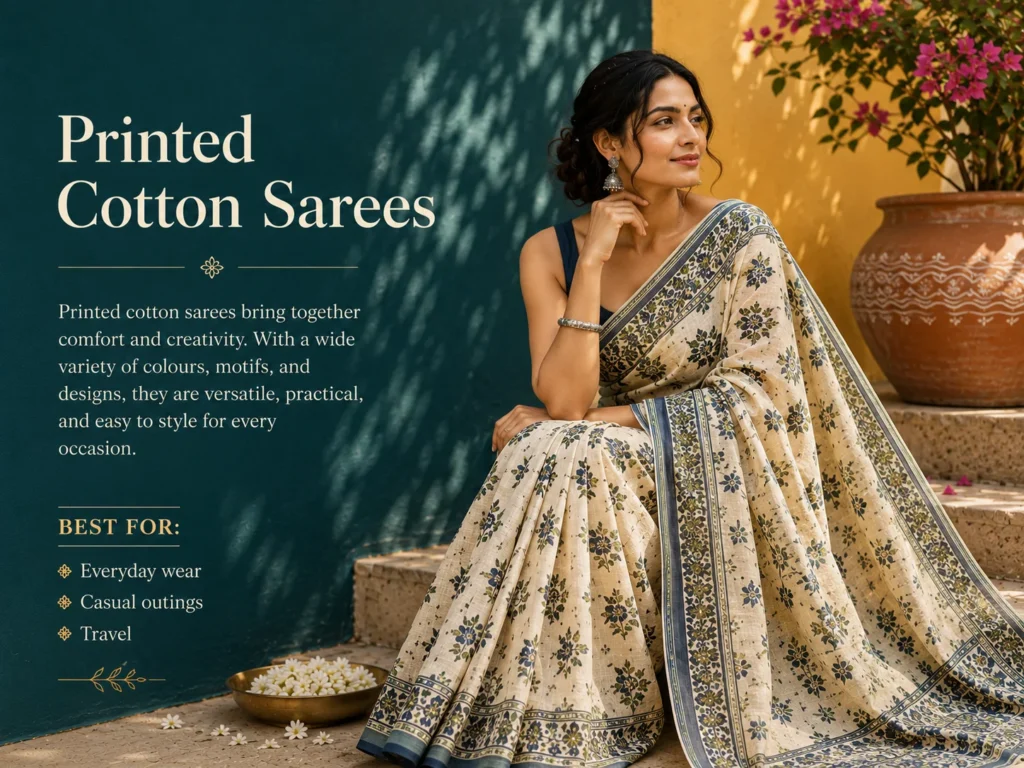 Printed Cotton Sarees