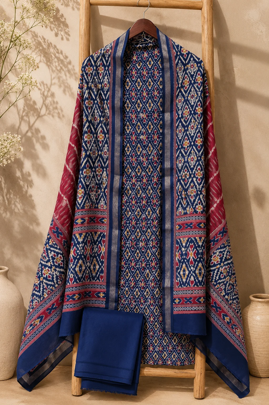 Maheshwari suit set for women Maheshwari suit set for women