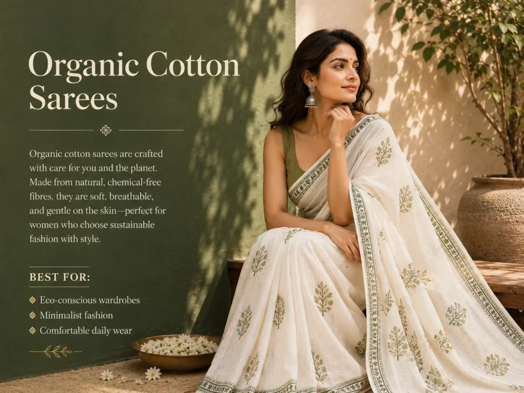Organic Cotton Sarees