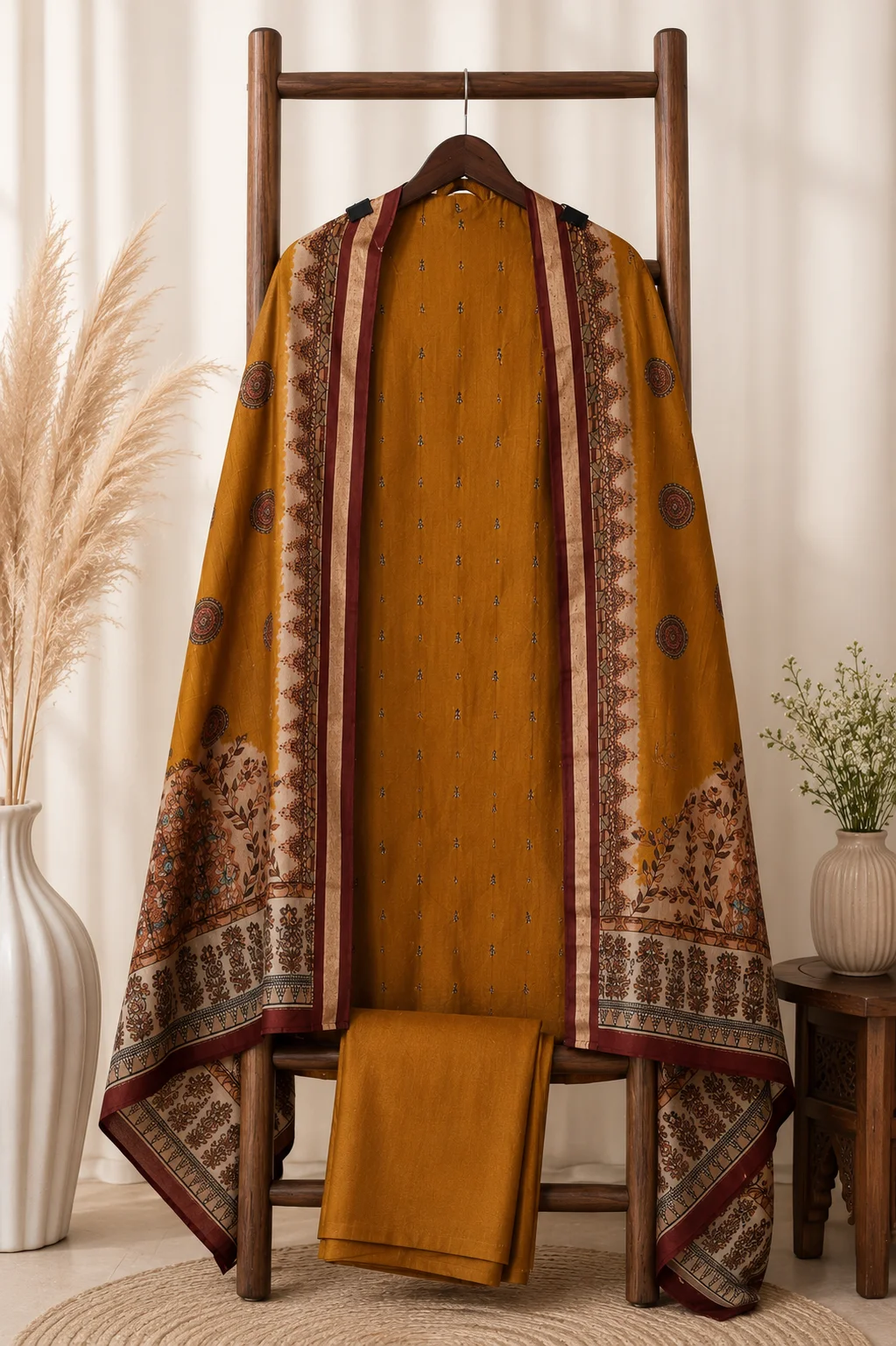 Maheshwari Suit Set Maheshwari Suit Set for Women