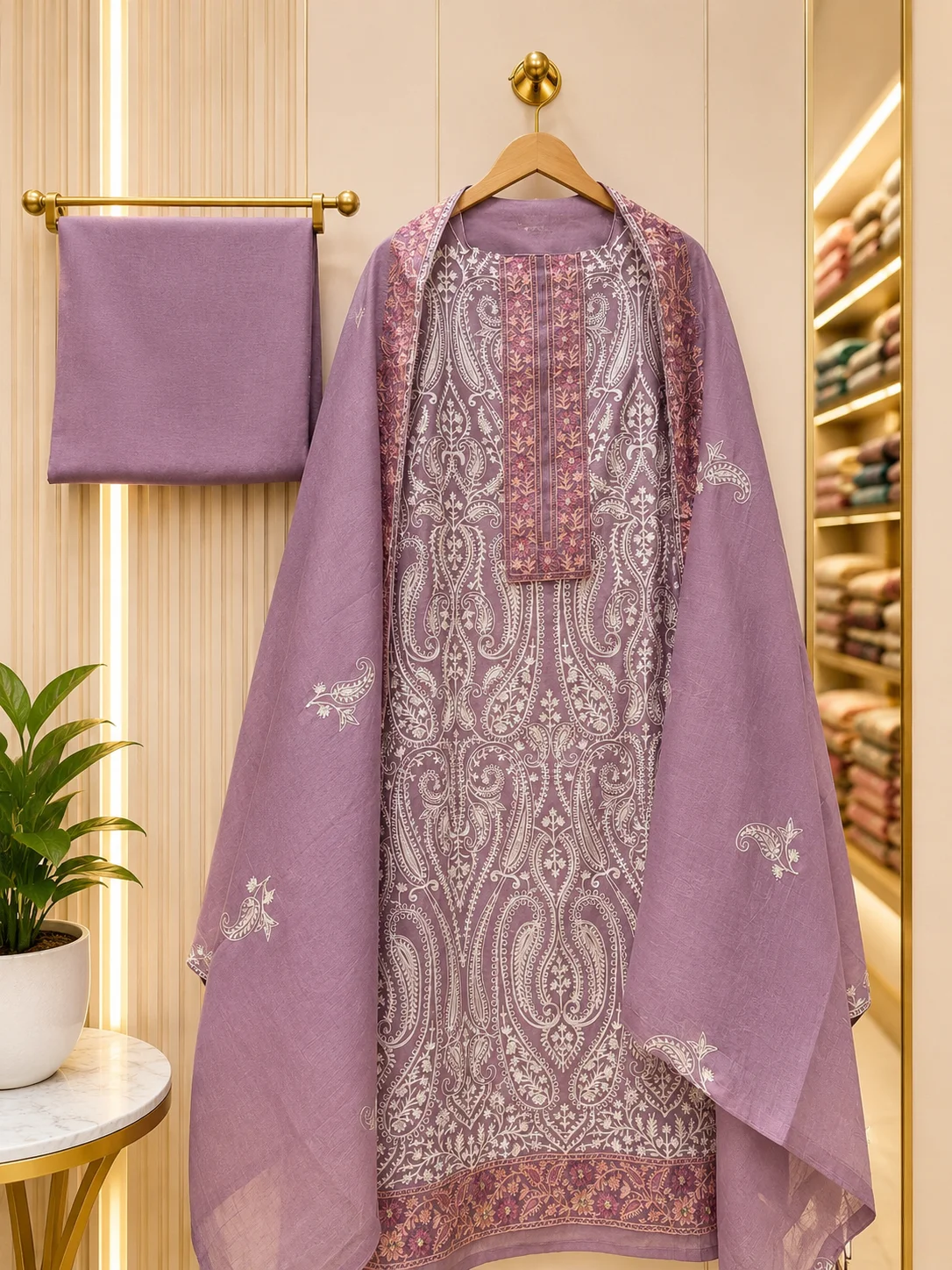 Suit Set for Women Suit Set for Women with Karachi Work