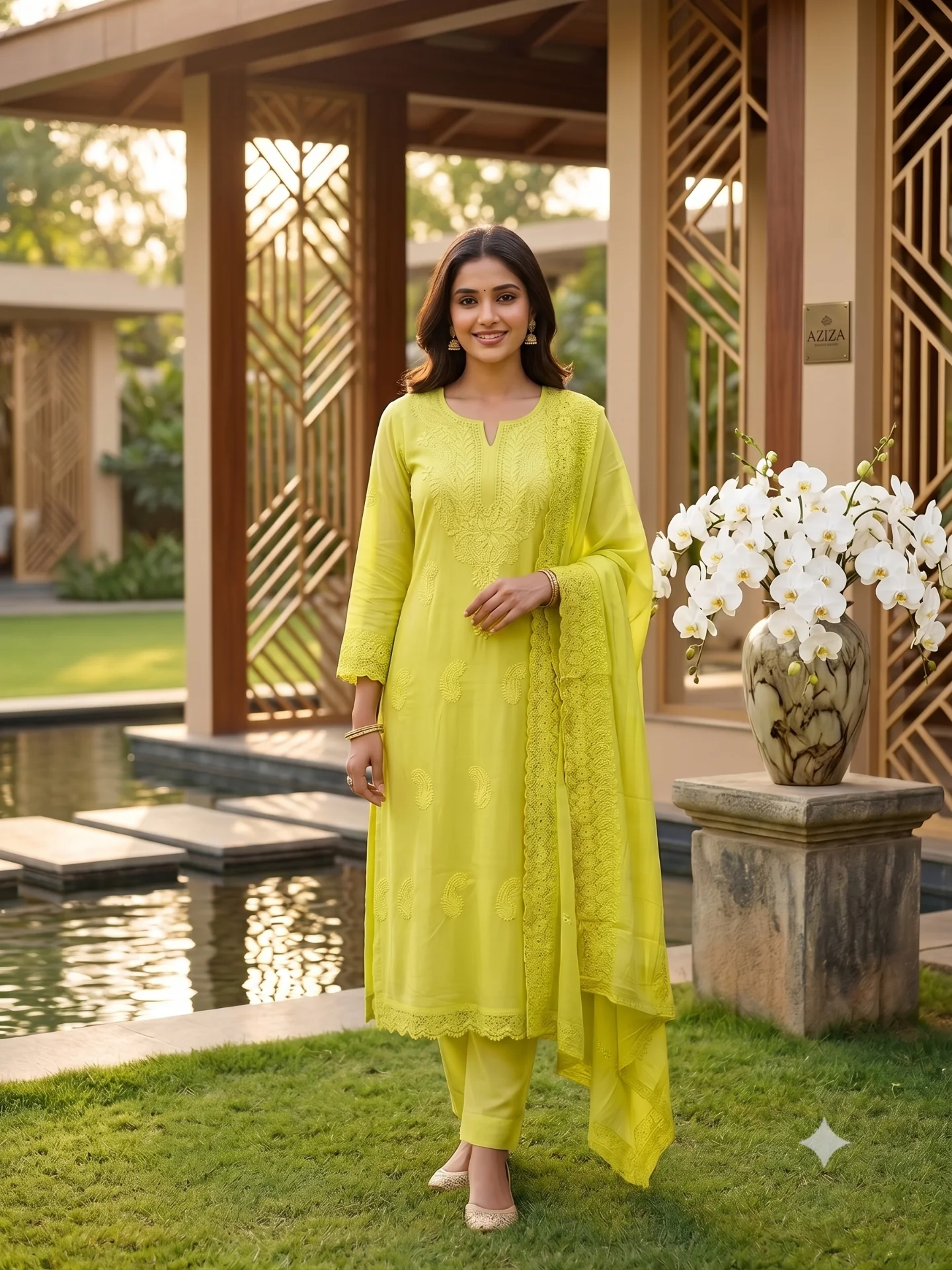 Chikankari Suit Set for Women