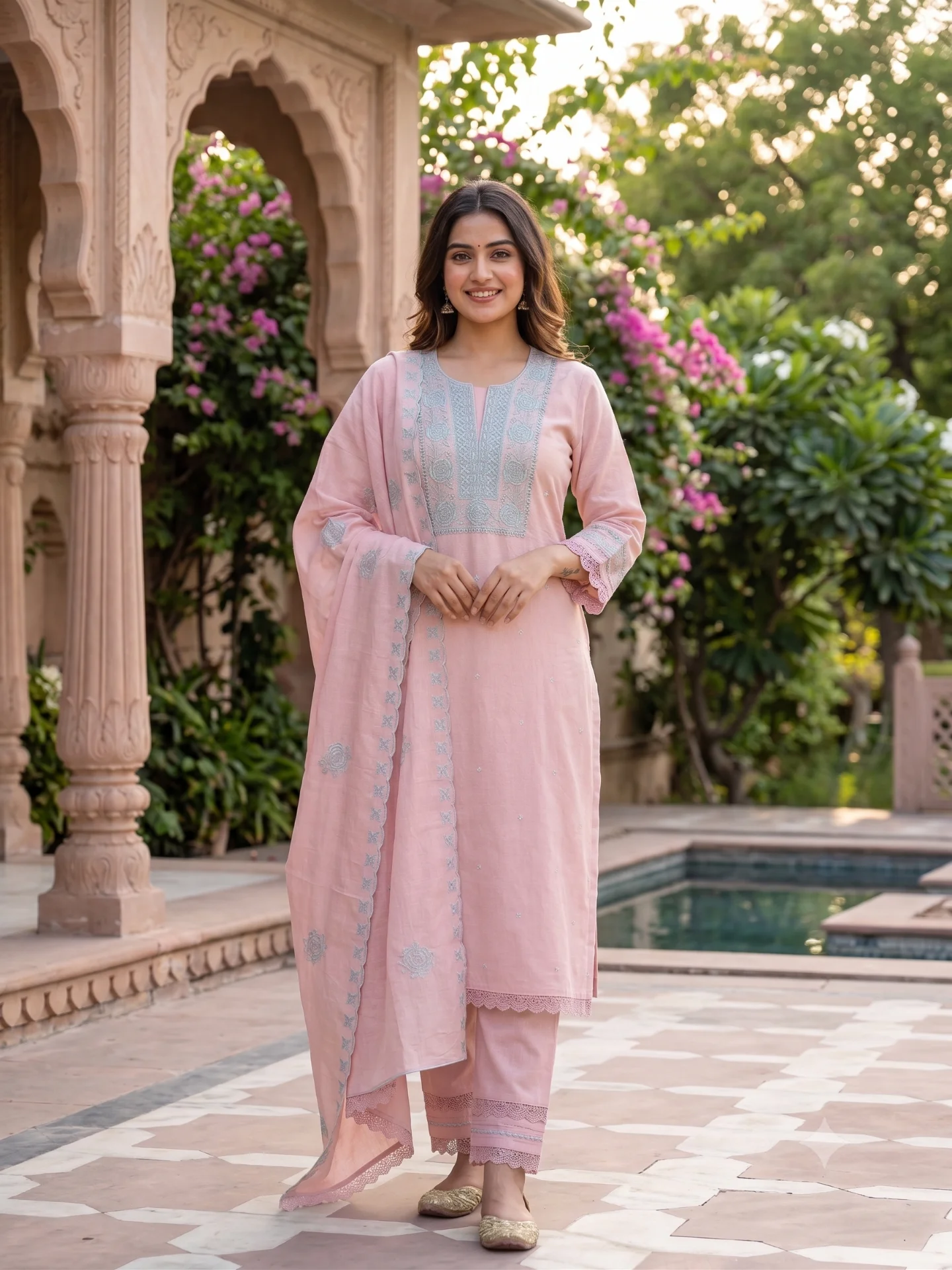 Mul Cotton Suit Set for Women