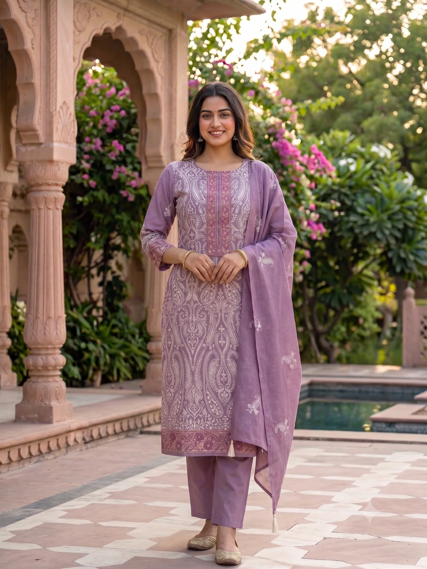 Suit Set for Women Suit Set for Women with Karachi Work