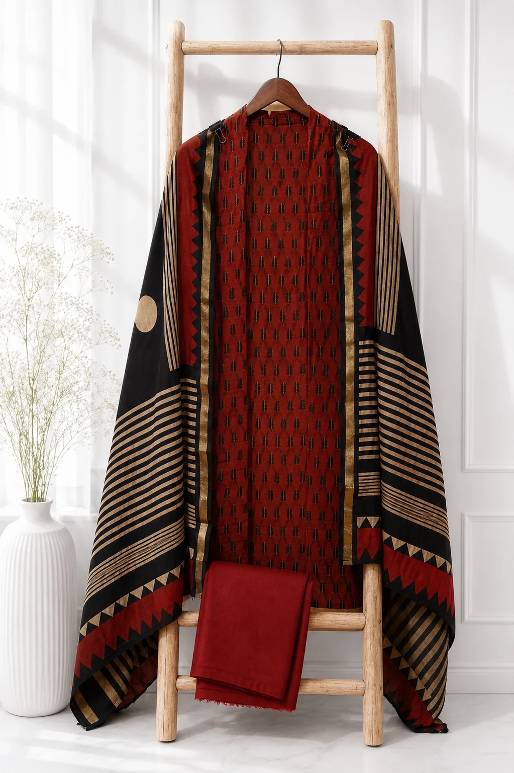 Maheshwari Suit Set for Women